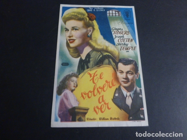 Cine: TE VOLVER&Eacute; A VER PROGRAMA DE MANO SIN PUBLICIDAD - Foto 1