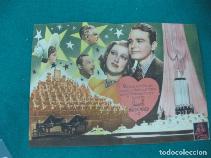 Cine: PROGRAMA DE CINE DOBLE. SE LLEVO MI CORAZON. JEANETTE MACDONALD. - Foto 2