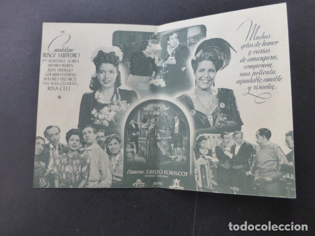 Cine: EL HOMBRE DE LOS MU&Ntilde;ECOS PROGRAMA DE MANO SIN PUBLICIDAD - Foto 2