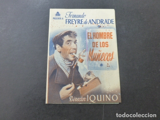 Cine: EL HOMBRE DE LOS MU&Ntilde;ECOS PROGRAMA DE MANO SIN PUBLICIDAD - Foto 1