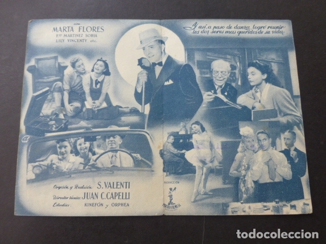 Cine: PIRUETAS JUVENILES PROGRAMA DE MANO DOBLE SIN PUBLICIDAD - Foto 2
