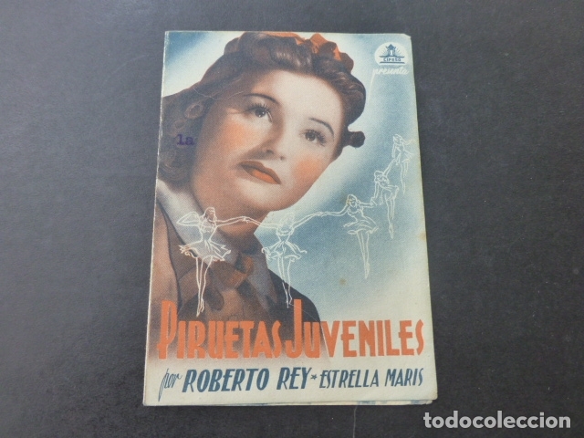 Cine: PIRUETAS JUVENILES PROGRAMA DE MANO DOBLE SIN PUBLICIDAD - Foto 1