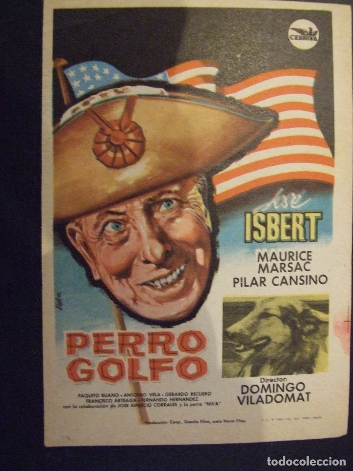 Cine: PERRO GOLFO - SIMPLE SIN PUBLICIDAD - PERFECTO - Foto 1