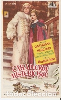 Cine: Programa Cine. Caballero Misterioso. ref. 19-1016 - Foto 1