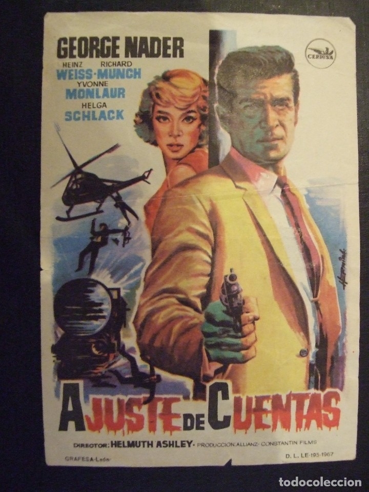 Cine: AJUSTE DE CUENTAS - SIMPLE SIN PUBLICIDAD - DOBLEZ - Foto 1