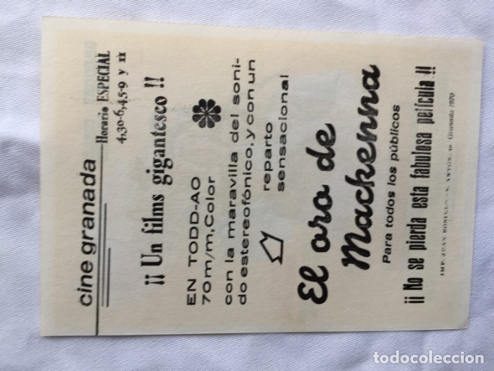 Cine: El oro de Mackenna Cine Granada - Foto 2