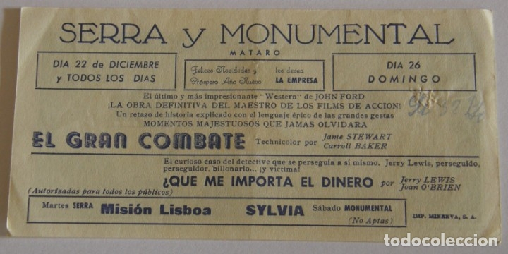 Cine: PROGRAMA DE CINE QUE ME IMPORTA EL DINERO - Foto 2