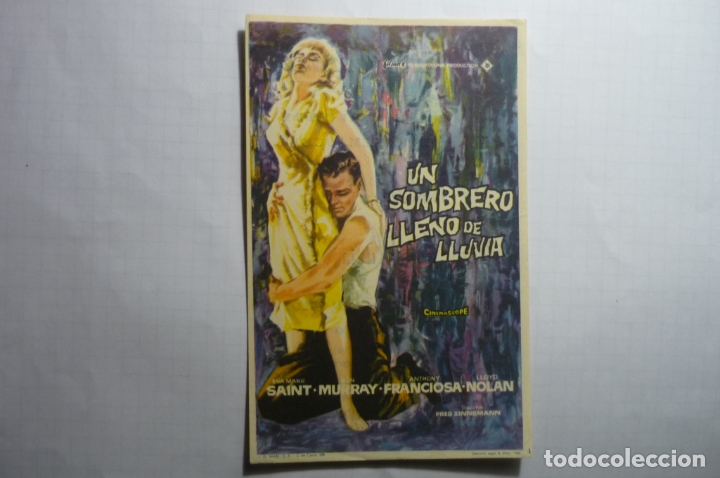 Cine: PROGRAMA UN SOMBRERO LLENO DE LLUVIA - ANTHONY FRANCIOSA PUBLICIDAD