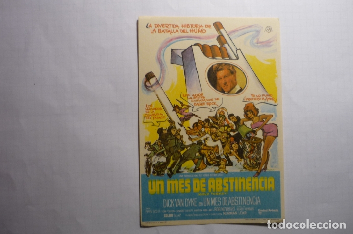 Cine: PROGRAMA UN MES DE ABSTINENCIA - DICK VAN DYKE -publicidad - Foto 1