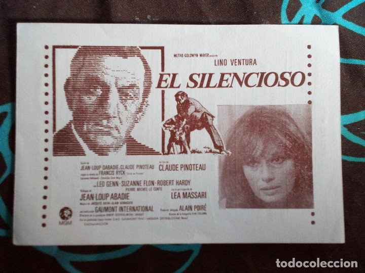 Kino: EL SILENCIOSO LINO VENTURA LEA MASSARI  SALA MERCE ARENYS DE MAR  EL UNICO EN VENTA EN TODOCOLECCION