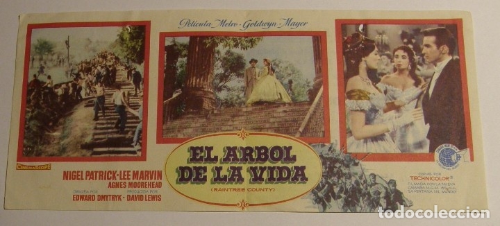 Cine: PROGRAMA DE CINE DOBLE EL ARBOL DE LA VIDA NIGEL PATRICK LEE MARVIN - Foto 1