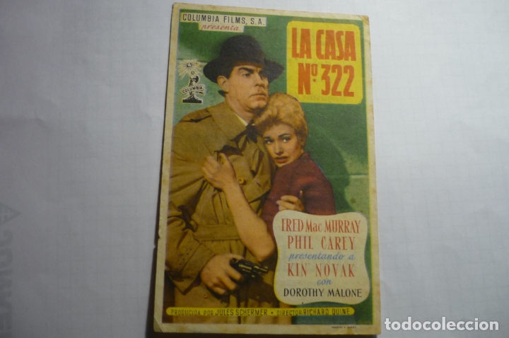Cine: programa la casa n.322 fred mac murray publicidad - Foto 1