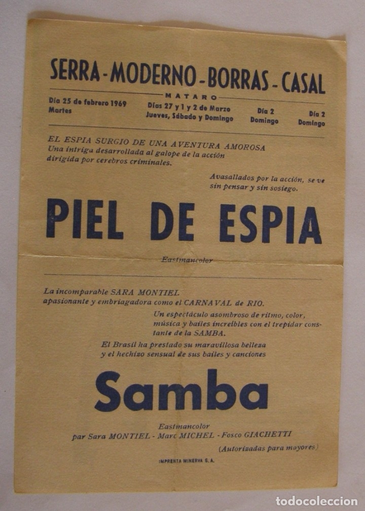 Cine: PROGRAMA DE CINE PIEL DE ESPIA - Foto 2