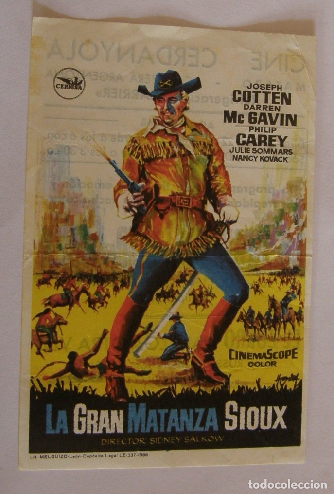 Cine: PROGRAMA DE CINE LA GRAN MATANZA SIOUX - Foto 1