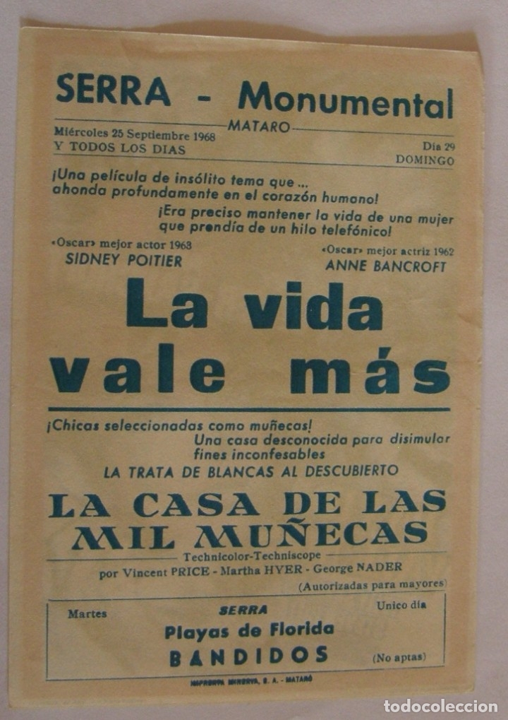 Cine: PROGRAMA DE CINE LA VIDA VALE MAS - Foto 2