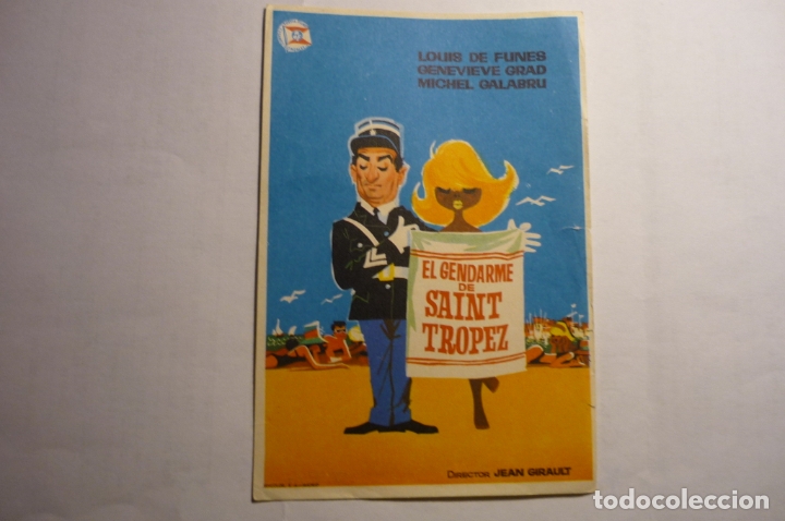 Cine: PROGRAMA EL GENDARME DE SAINT TROPEZ.- LOUIS FUNES - Foto 1