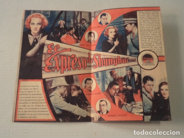 Cine: PROGRAMA EL EXPRESO DE SHANGHAI - SALA EDISON - Foto 2