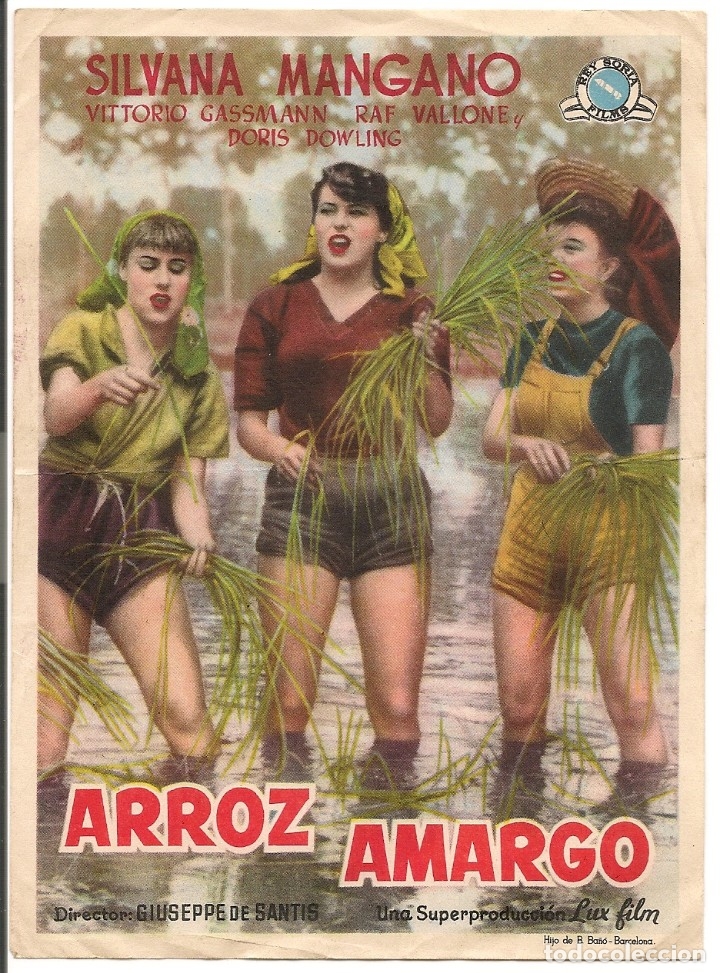 Cine: ARROZ AMARGO (1949) - Foto 1
