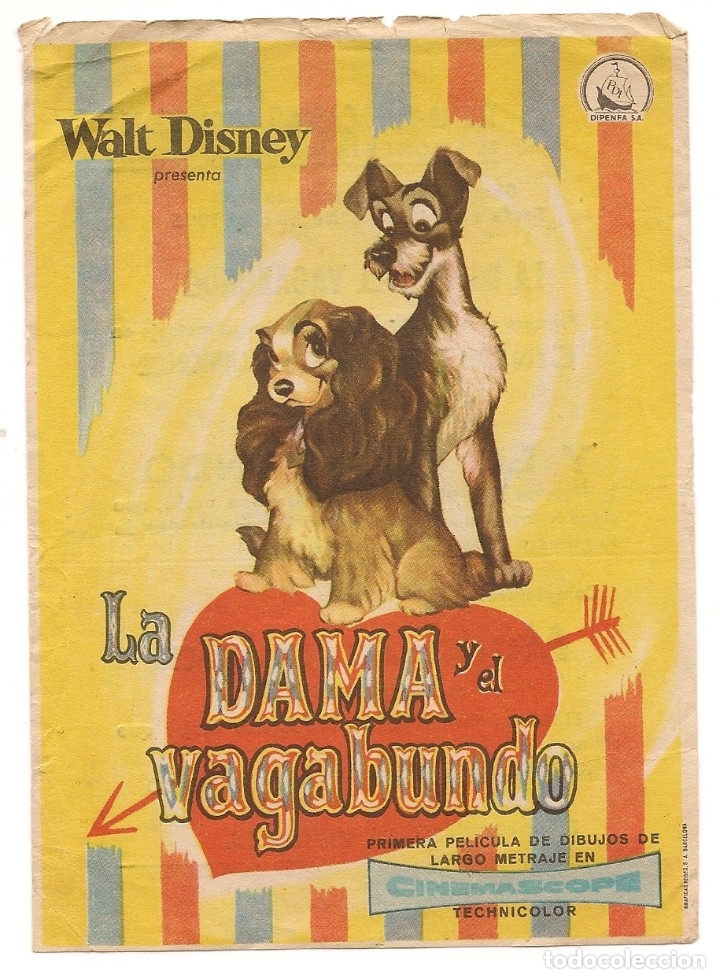 Cine: LA DAMA Y EL VAGABUNDO (1955) - Foto 1