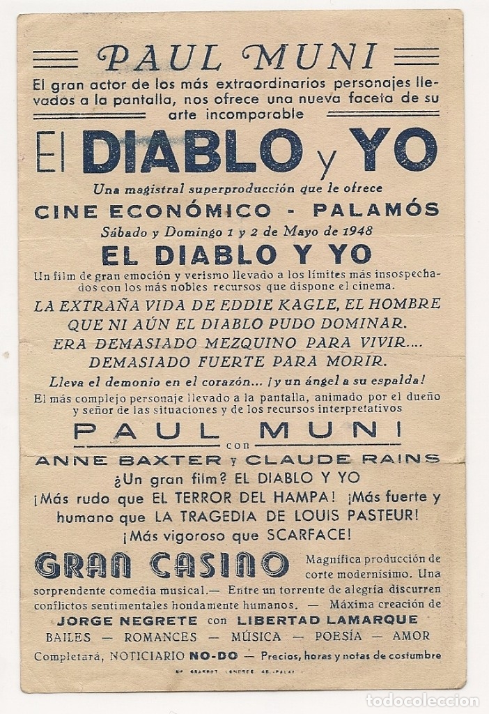 Cine: EL DIABLO Y YO (1946) - Foto 2