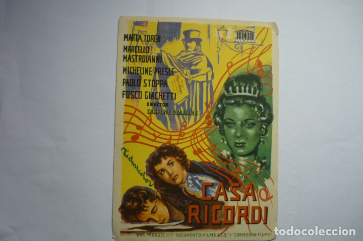 Cine: PROGRAMA CASA RICORDI - MARTA TOREN - Foto 1