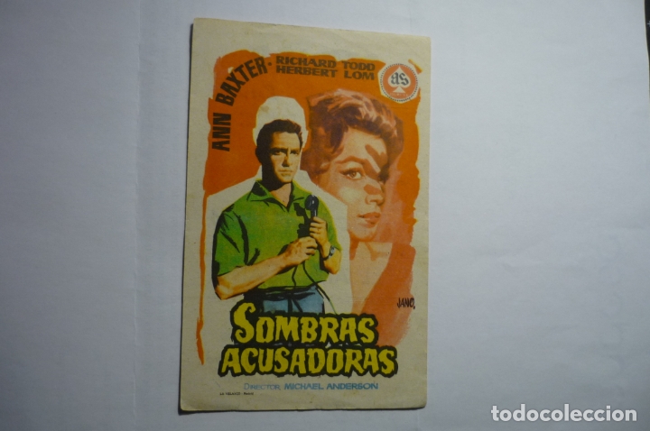 Cine: PROGRAMA SOMBRAS ACUSADORAS - ANN BAXTER PUBLICIDAD - Foto 1