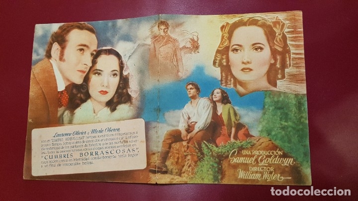 Cine: PROGRAMA DE MANO - CUMBRES BORRASCOSAS - Foto 1