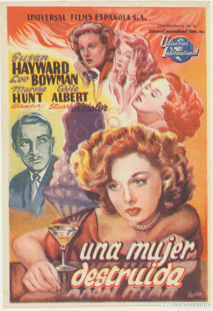 Cine: Una mujer destruida. Sencillo grande de Universal. &iexcl;IMPECABLE! - Foto 1