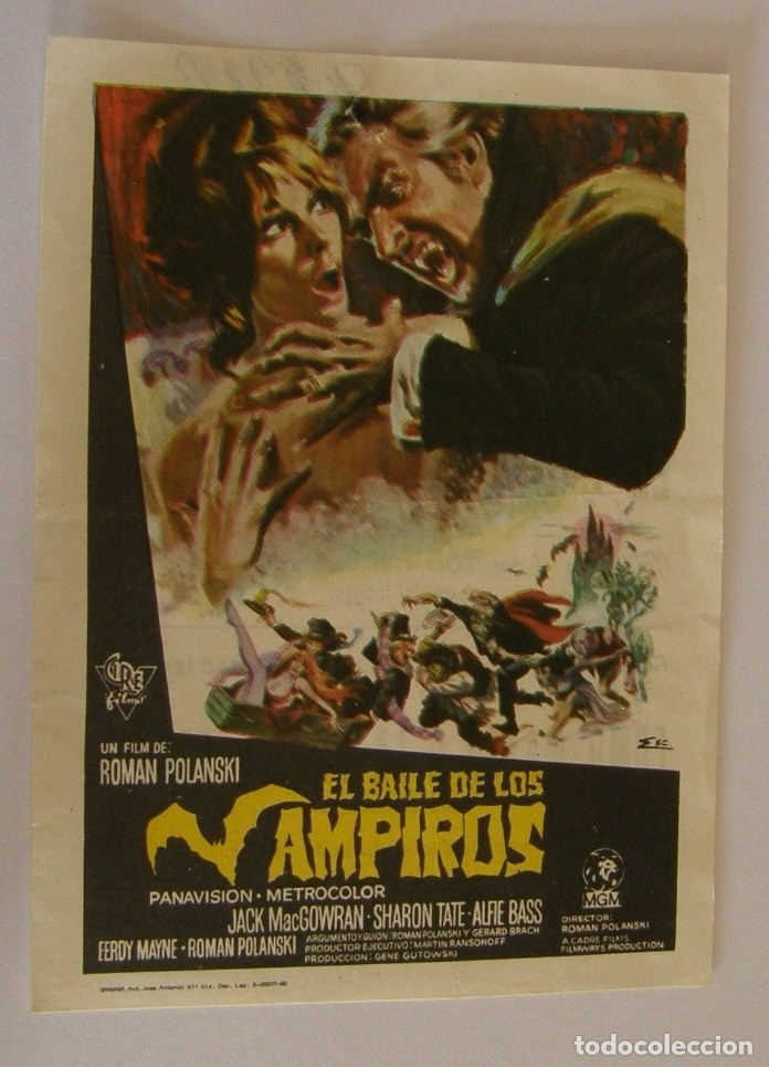 Cine: PROGRAMA DE CINE EL BAILE DE LOS VAMPIROS - Foto 1