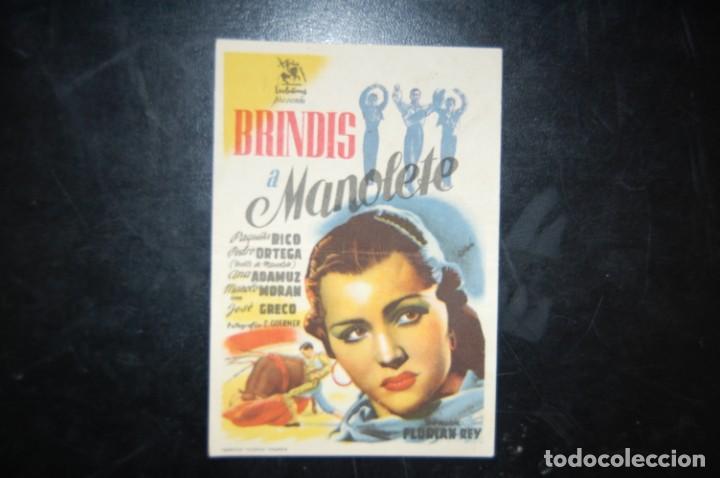 Cine: BRINDIS A MANOLETE 1940 - Foto 1