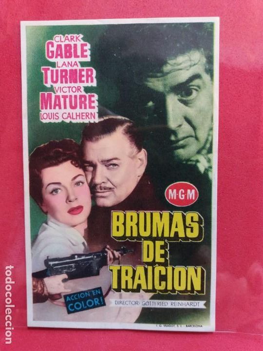Cine: BRUMAS DE TRAICI&Oacute;N-SIN PUBLICIDAD-1954 - Foto 1