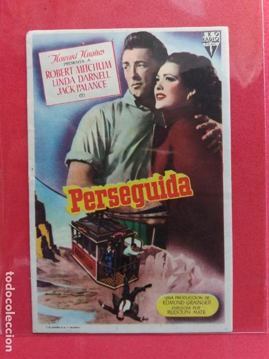 Cine: Perseguida Robert Mitchum 1953 Sin Publicidad - Foto 1