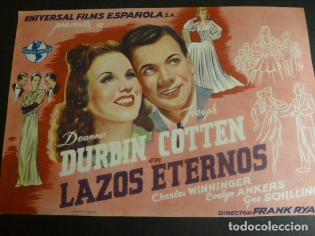 Cine: LAZOS ETERNOS PROGRAMA DE MANO GRANDE - Foto 1
