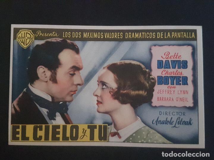 Cine: EL CIELO Y TU PROGRAMA DE MANO SIMPLE - Foto 1