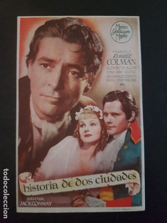 Cine: HISTORIA DE DOS CIUDADES PROGRAMA DE MANO SIMPLE - Foto 1