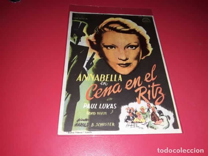 Cine: Cena en el Ritz. A&ntilde;o 1937 - Foto 1