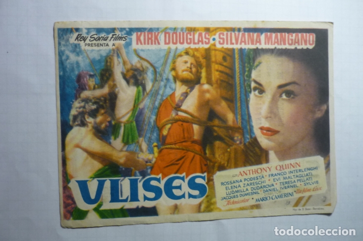 Cine: programa ulises -kirk douglas publicidad - Foto 1