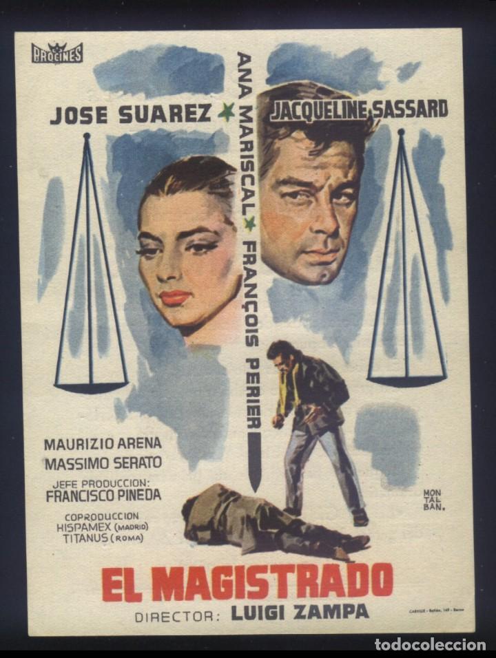 Cine: Q-06606- EL MAGISTRADO (Il magistrato) (TEATRO CERVANTES - MALAGA) Jos&eacute; Su&aacute;rez - Fran&ccedil;ois P&eacute;rier