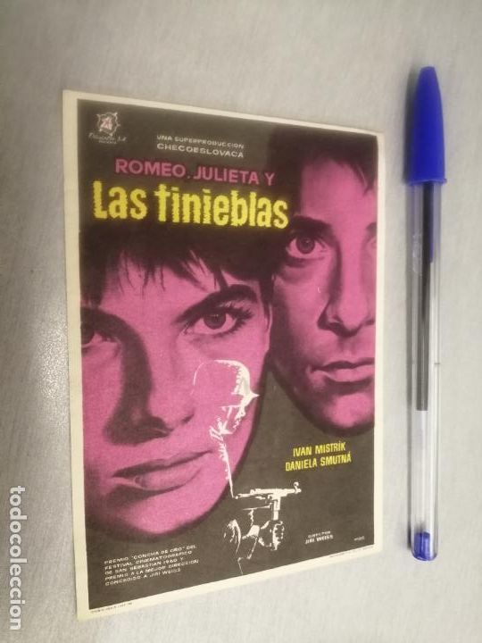 Cine: ROMEO, JULIETA Y LAS TINIEBLAS / IVAN MISTRIK - DANIELA SMUTN&Aacute; / PUBLICIDAD CINE ROSARIO PINO PINOSO
