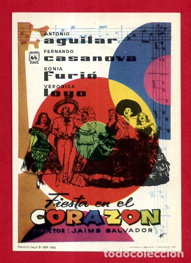 Cine: FIESTA EN EL CORAZON SENCILLO SIN CINE ORIGINAL PMD 1170 - Foto 1