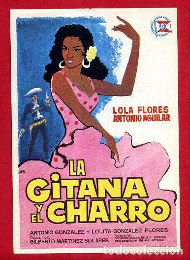 Cine: LA GITANA Y EL CHARRO SENCILLO SIN CINE ORIGINAL PMD 1194 - Foto 1