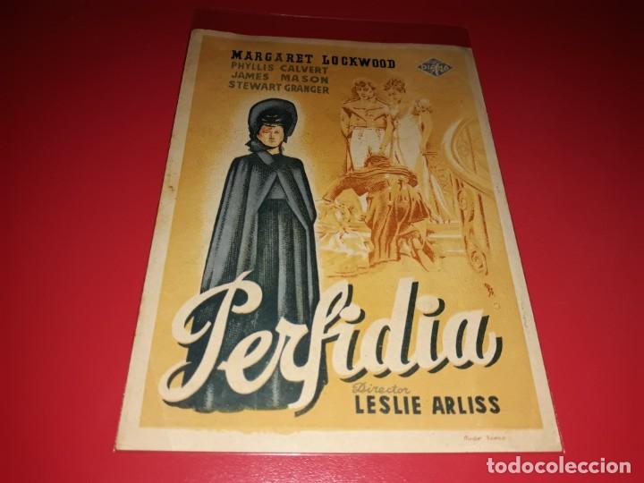 Cine: Perfidia. Publicidad al dorso. A&ntilde;o 1943 - Foto 1