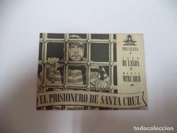 Cine: programa cine.El prisionero de Santa Cruz - Foto 1