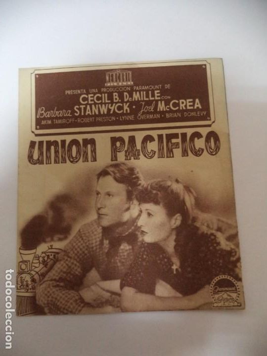 Cine: programa cine.Union Pacifico - Foto 1