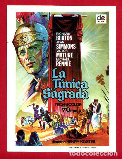  Foglietti di film di film antichi di cinema: LA TUNICA SAGRADA SENCILLO SIN CINE ORIGINAL PMD 1221