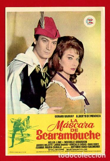 Cine: LA MASCARA DE SCARAMOUCHE SENCILLO SIN CINE , PMD 1266
