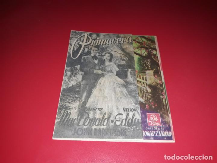 Cine: Folleto Doble Primavera. A&ntilde;o 1937. - Foto 2