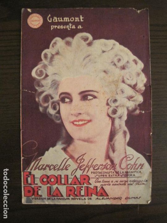 Cine: EL COLLAR DE LA REINA-PROGRAMA DOBLE DE CINE URUGUAYO-VER FOTOS-(V-18.648)