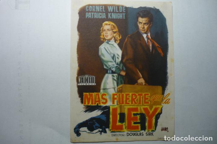 Cine: programa mas fuerte que la ley-cornel wilde  publicidad - Foto 1