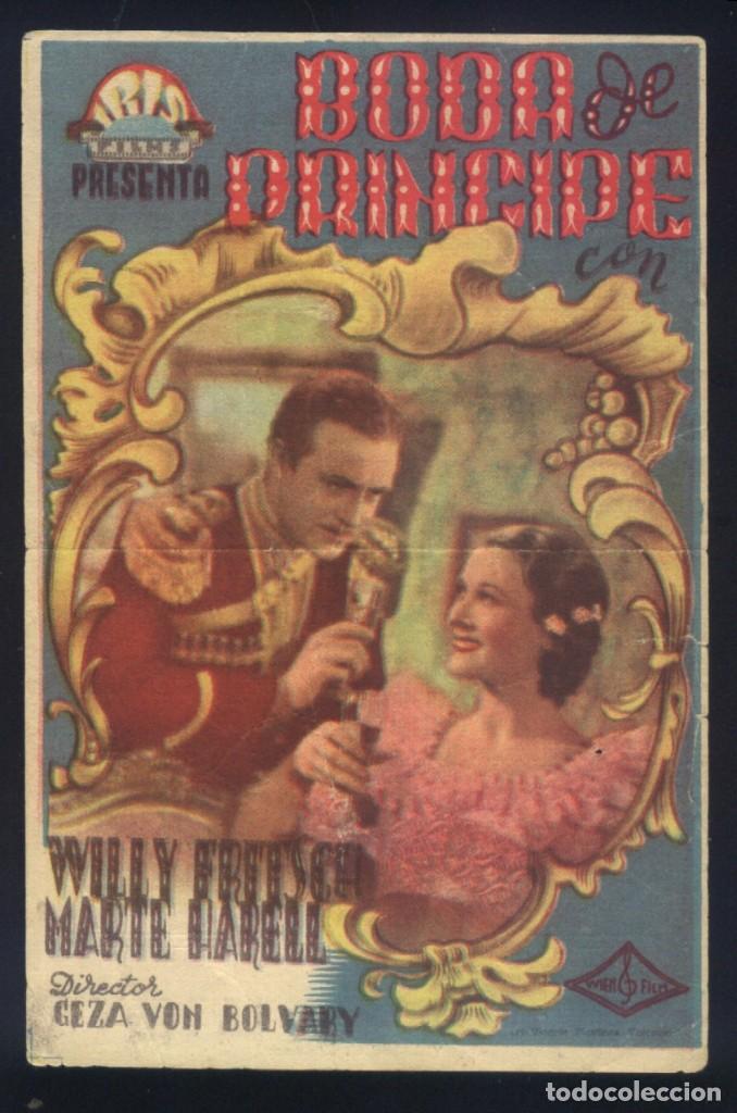 Cine: Q-08555- BODA DE PRINCIPE (CINE LA CALANDRIA - MASNOU) WILLY FRITSCH - MARTE HARELL